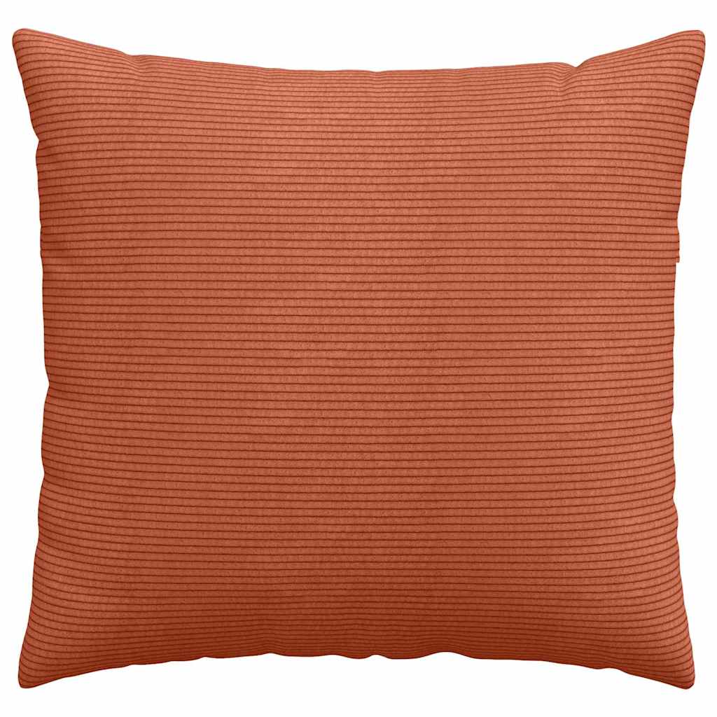 Sofa Kussens 2 pcs Rood-oranje 50 x 50 cm Katoen Stof