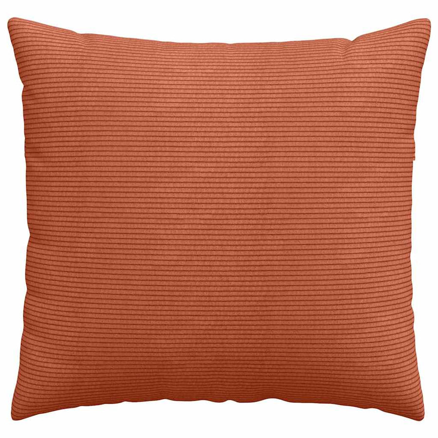Sofa Kussens 2 pcs Rood-oranje 50 x 50 cm Katoen Stof
