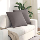Sofa Cushions 2 pcs Taupe 60 x 60 cm Fabric