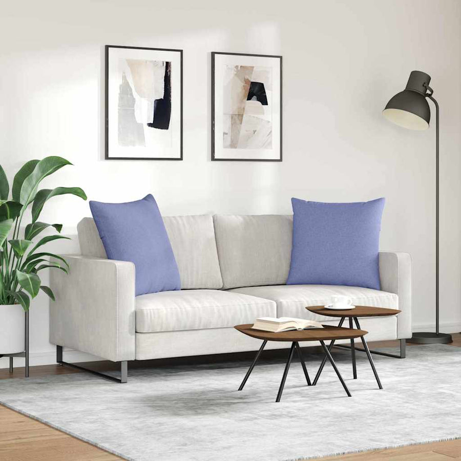 Sofa Kussens Blauw Stof