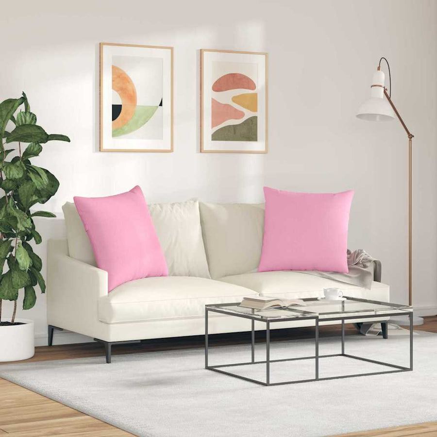 Sofa Kussens Roze Stof