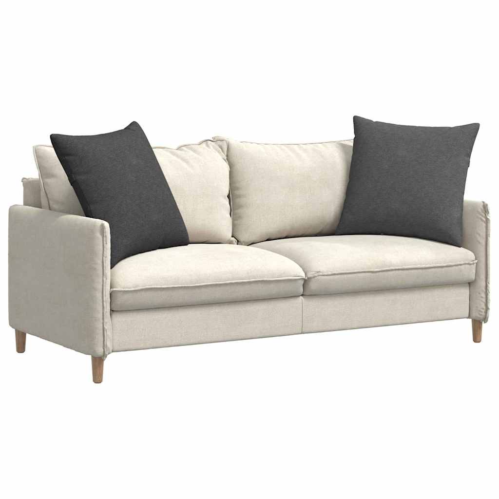 Sofa Kussens 2 pcs Donkergrijs 60 x 60 cm Katoen Stof