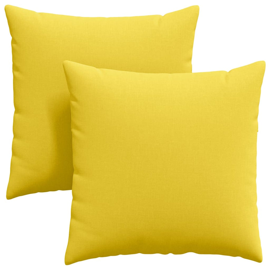 Sofa Kussens Lichtgeel Stof