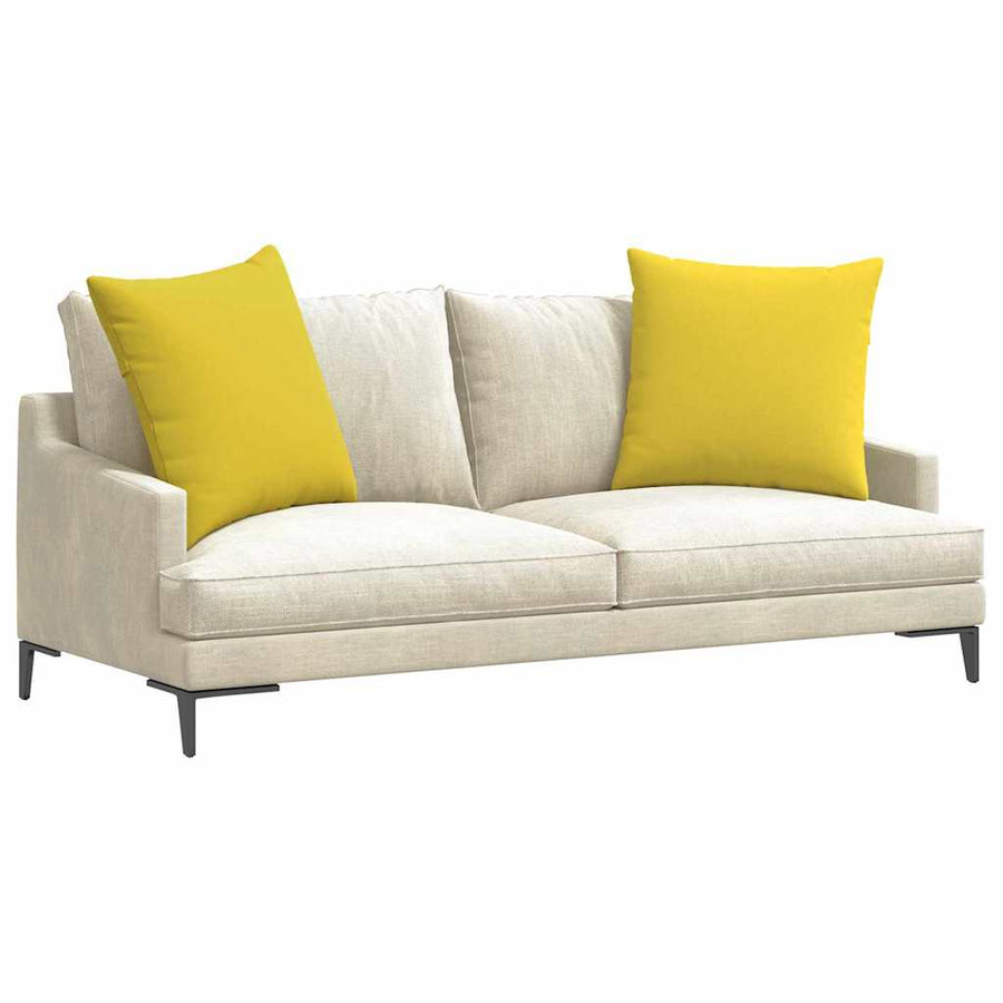 Sofa Kussens Lichtgeel Stof