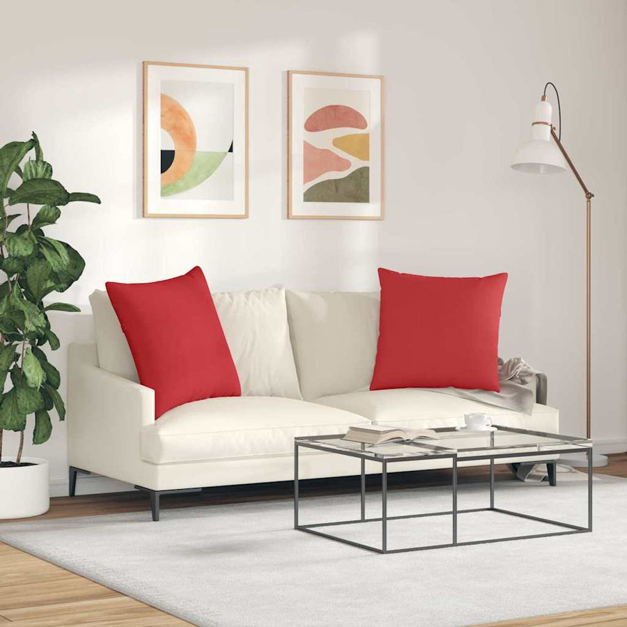 Sofa Kussens Rood Stof