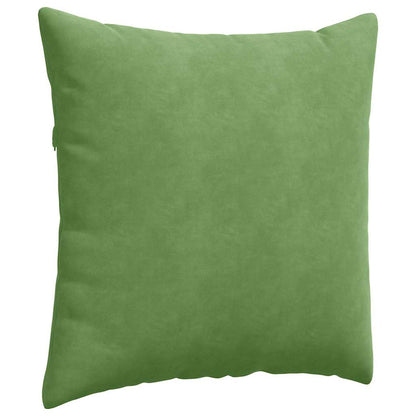 Sofa Kussens 2 Stuks Cordstof Lichtgroen 80 x 80 cm