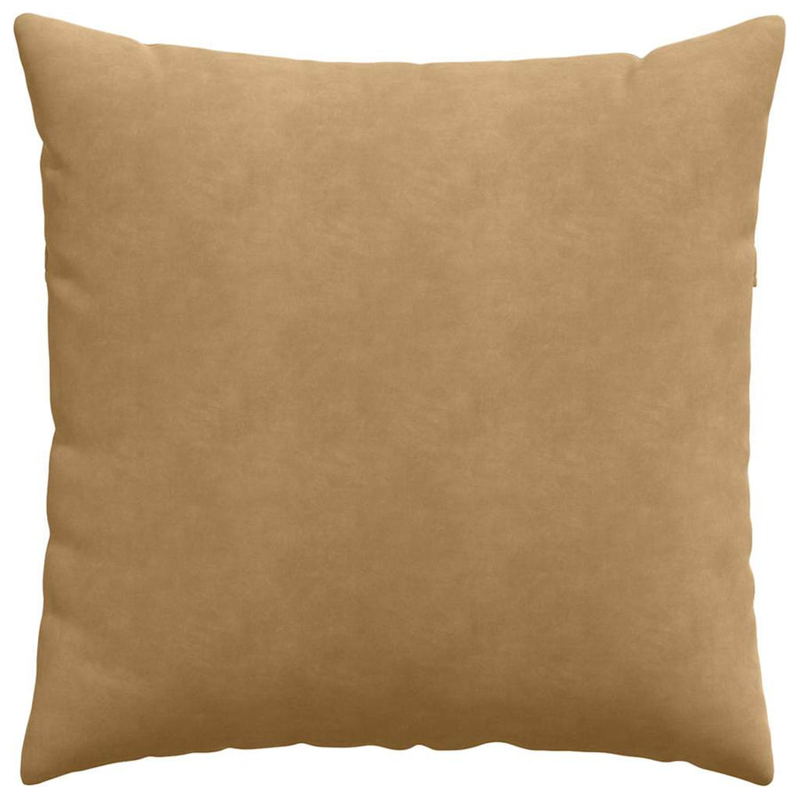 Sofa Kussens 2 pcs Bruin 80 x 80 cm Katoen Stof