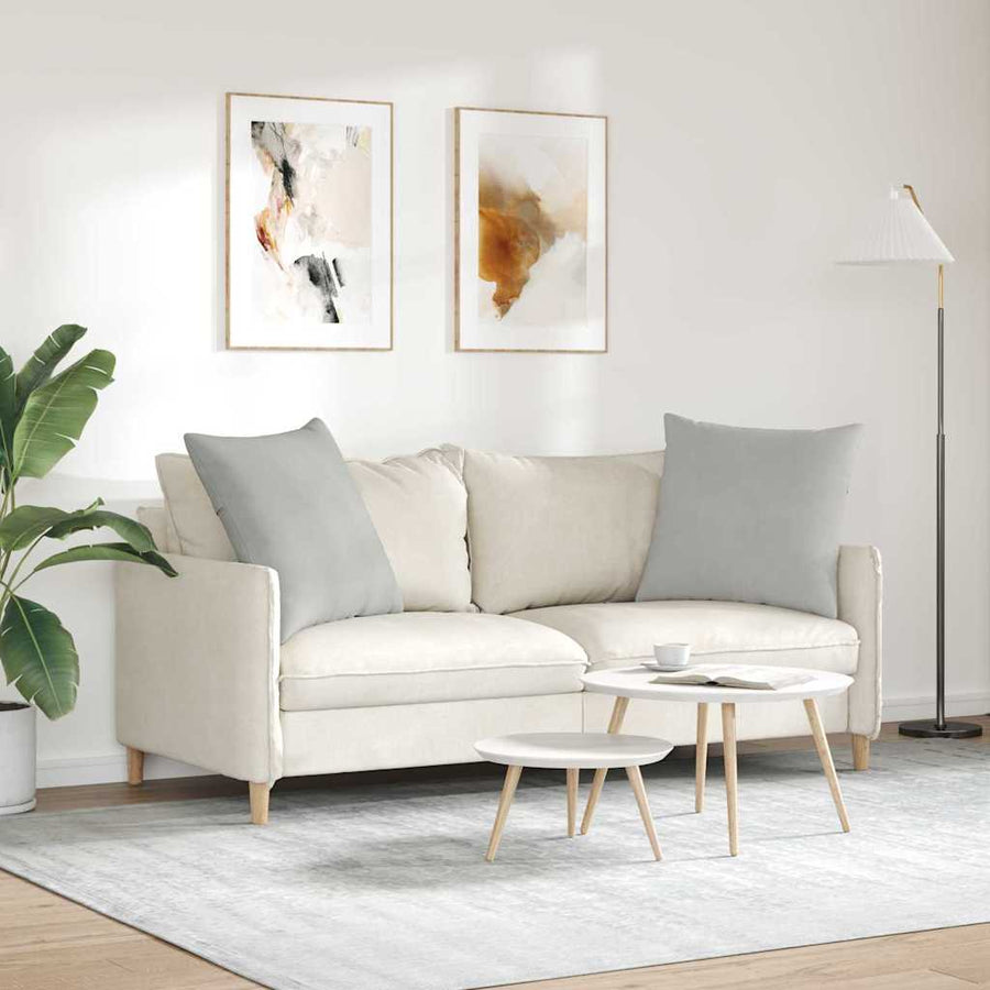 Sofa kussens Lichtgrijs Stof