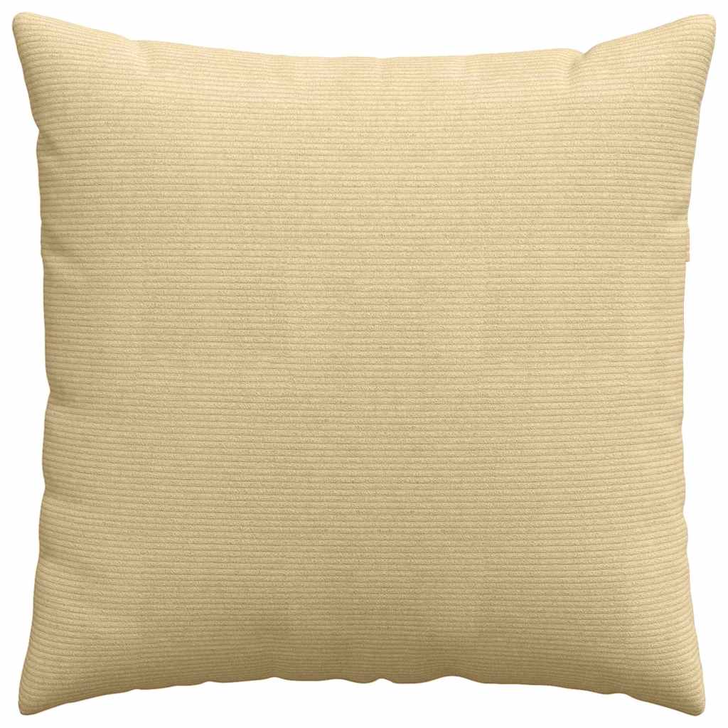 Sofa Kussens 2 pcs Grijs groen 80 x 80 cm Katoen Stof