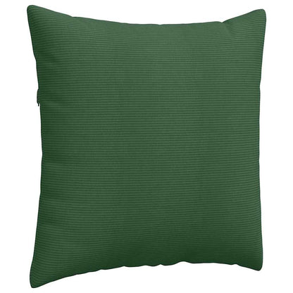 Sofa Kussens 2 pcs Donkergroen 80 x 80 cm Katoen Stof