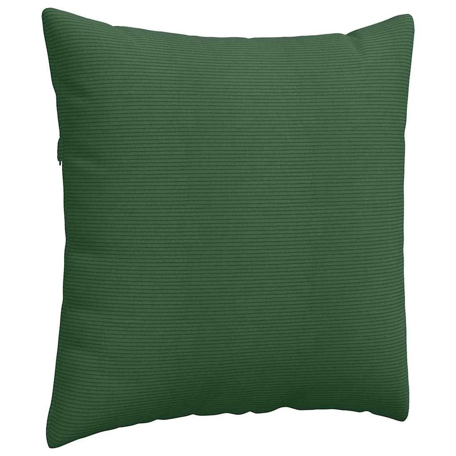 Sofa Kussens 2 pcs Donkergroen 80 x 80 cm Katoen Stof