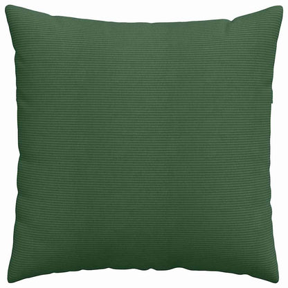 Sofa Kussens 2 pcs Donkergroen 80 x 80 cm Katoen Stof