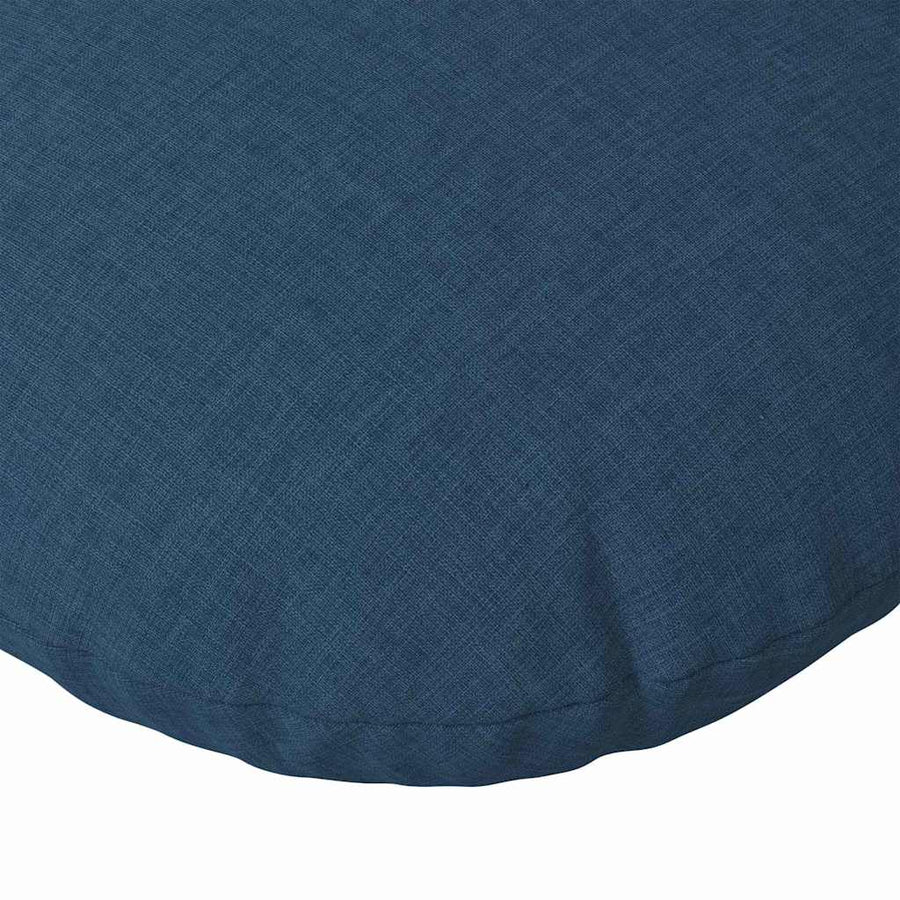 Zitkussens 2 pcs Blauw Ø30 x 13 cm Stof