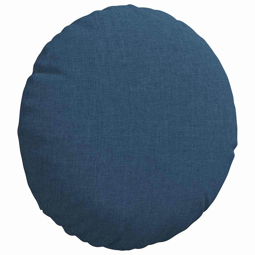 Zitkussens 2 pcs Blauw Ø30 x 13 cm Stof