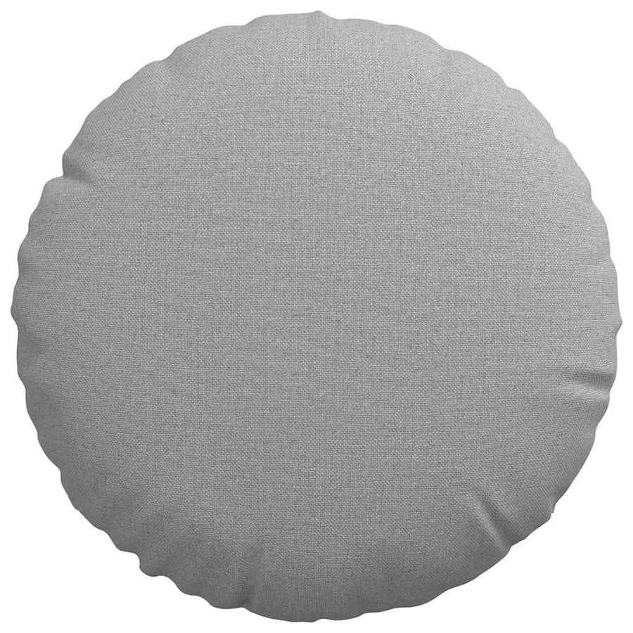 Zitkussens 2 pcs Wolkengrijs Ø30 x 13 cm Stof