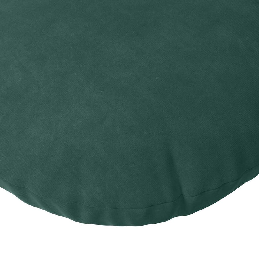 Zitkussens 2 pcs Donkergroen Ø 40 x 13 cm Fluweel