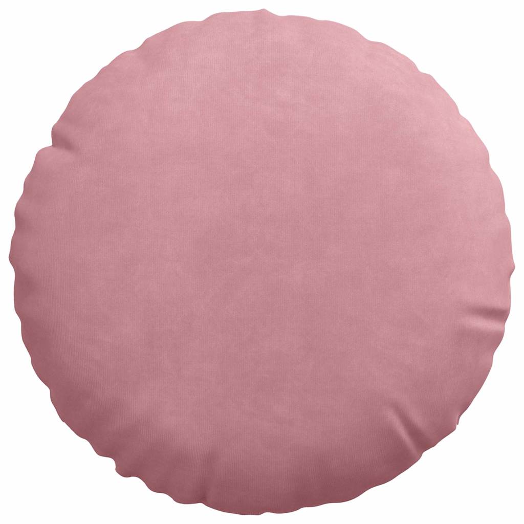 Zitkussens 2 pcs Roze Ø 40 x 13 cm Fluweel