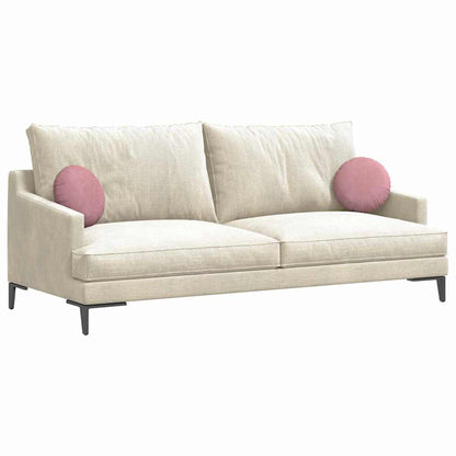 Zitkussens 2 pcs Roze Ø 40 x 13 cm Fluweel