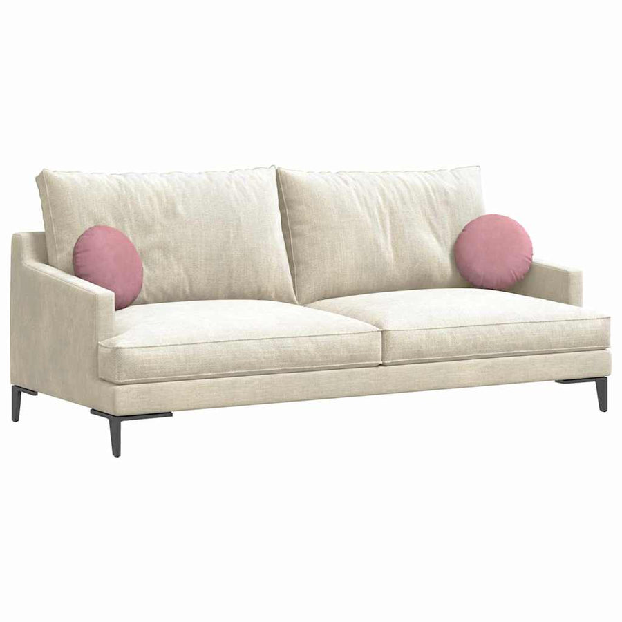 Zitkussens 2 pcs Roze Ø 40 x 13 cm Fluweel