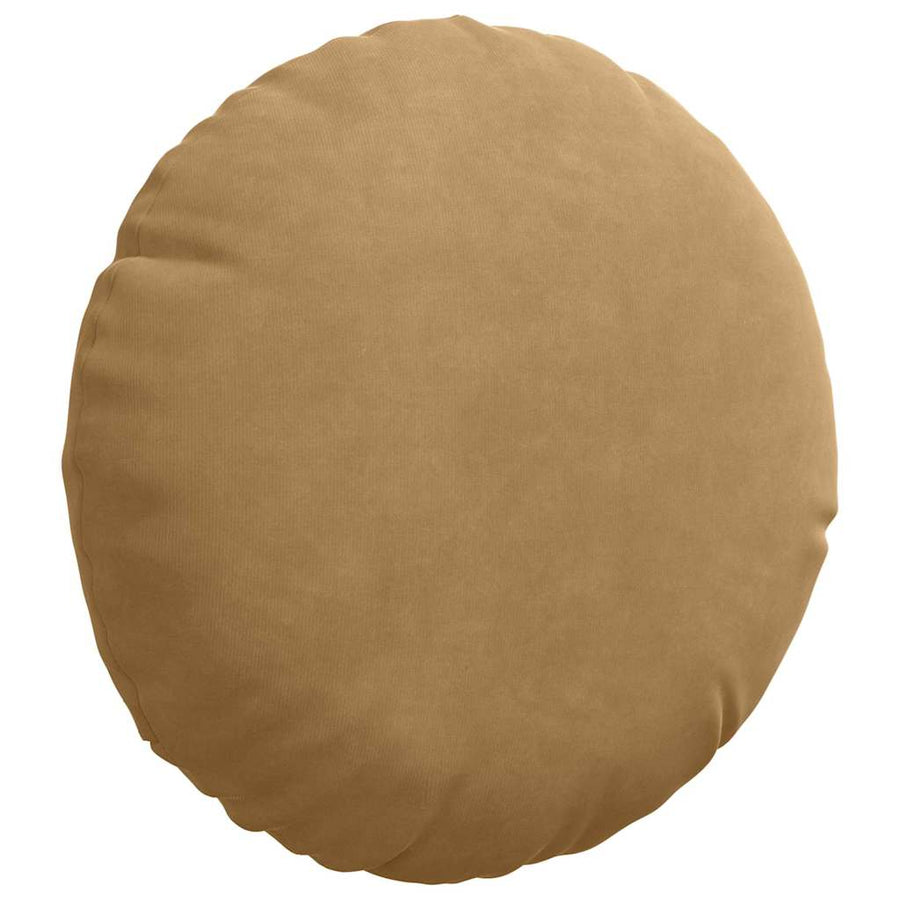 Zitkussens 2 pcs Bruin Ø 40 x 13 cm Fluweel