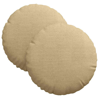 Zitkussens 2 pcs Grijs groen Ø 30 cm Katoen Stof
