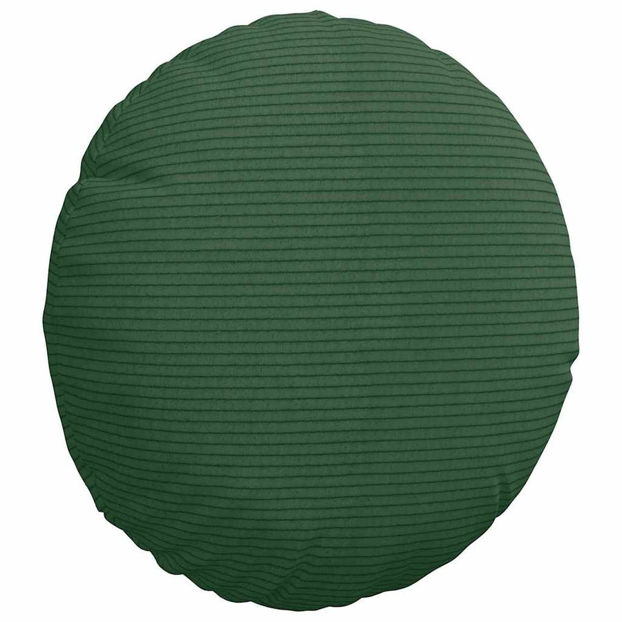 Zitkussens 2 pcs Donkergroen Ø 30 cm Katoen Stof