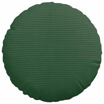 Zitkussens 2 pcs Donkergroen Ø 30 cm Katoen Stof