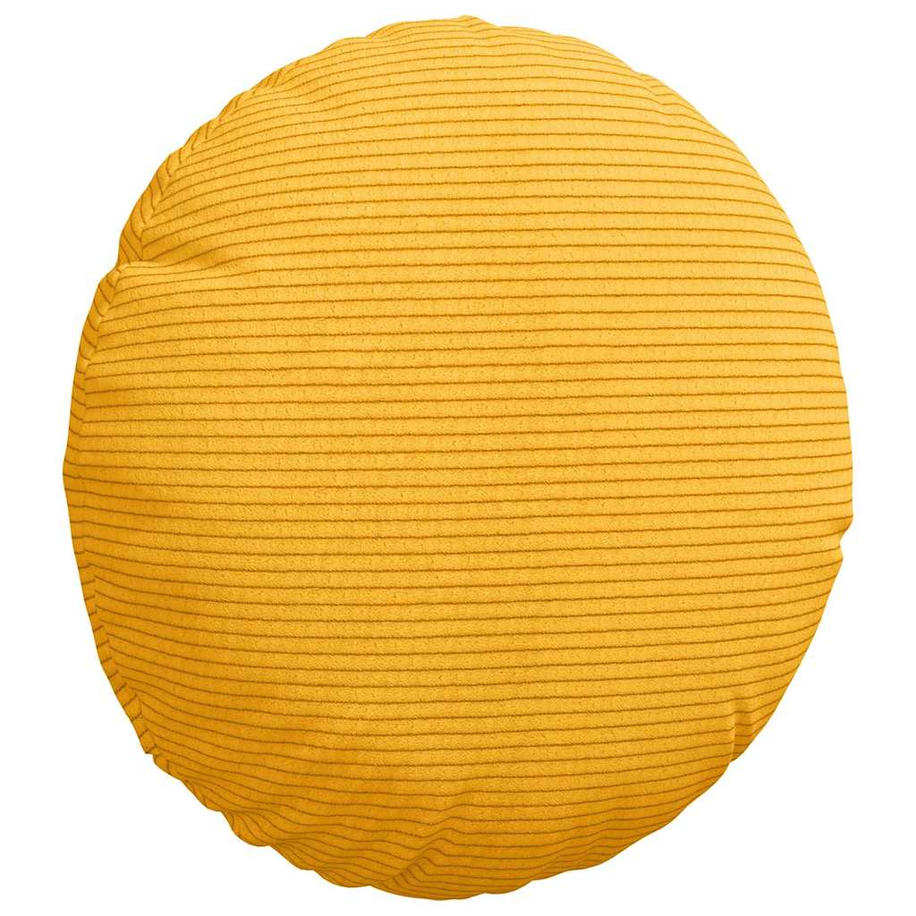 Zitkussens 2 pcs Lichtgeel Ø 30 cm Katoen Stof