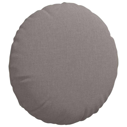 Zitkussens 2 pcs Taupe Ø40 x 13 cm Stof