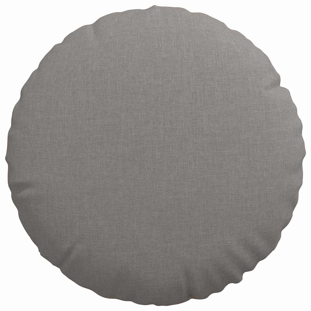 Zitkussens 2 pcs Taupe Ø40 x 13 cm Stof