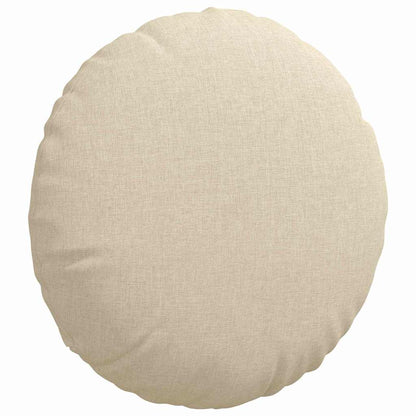 Zitkussens 2 pcs Crème Ø40 x 13 cm Stof