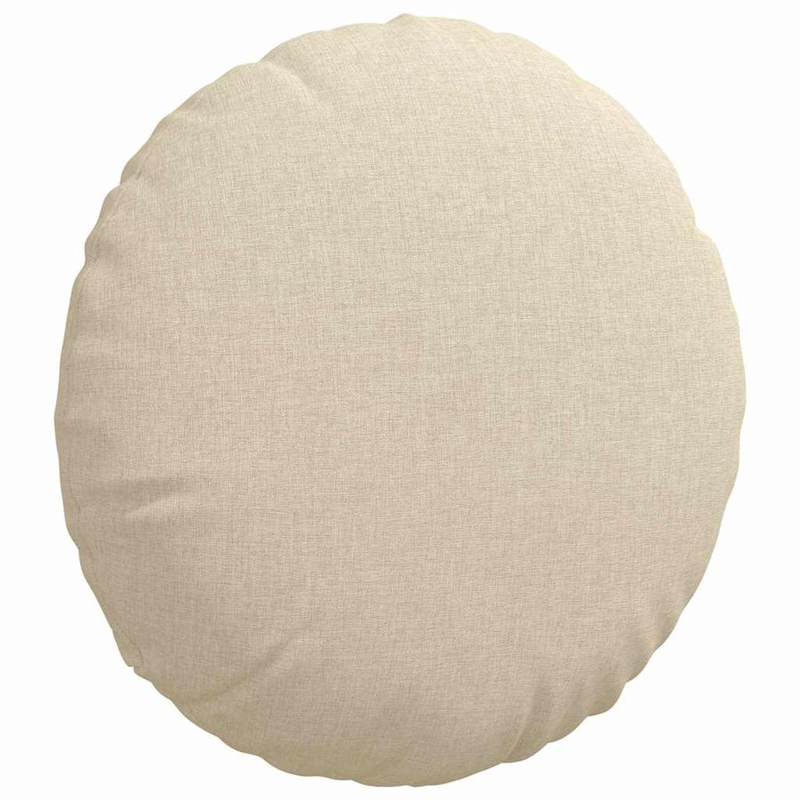Zitkussens 2 pcs Crème Ø40 x 13 cm Stof