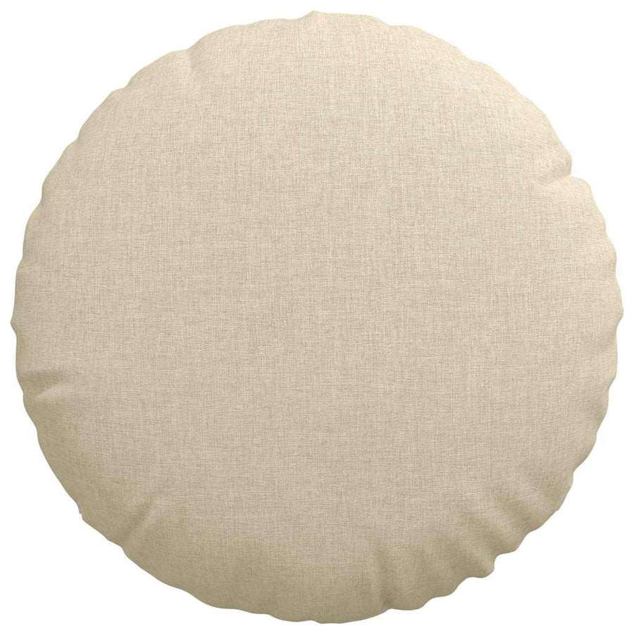 Zitkussens 2 pcs Crème Ø40 x 13 cm Stof