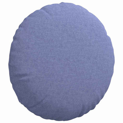 Zitkussens 2 pcs Jeans Blauw Ø40 x 13 cm Stof