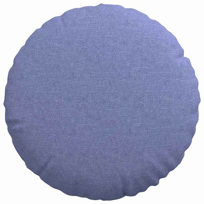 Zitkussens 2 pcs Jeans Blauw Ø40 x 13 cm Stof