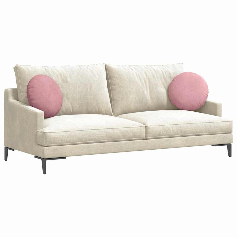 Zitkussens 2 pcs Roze Ø 40 x 13 cm Fluweel