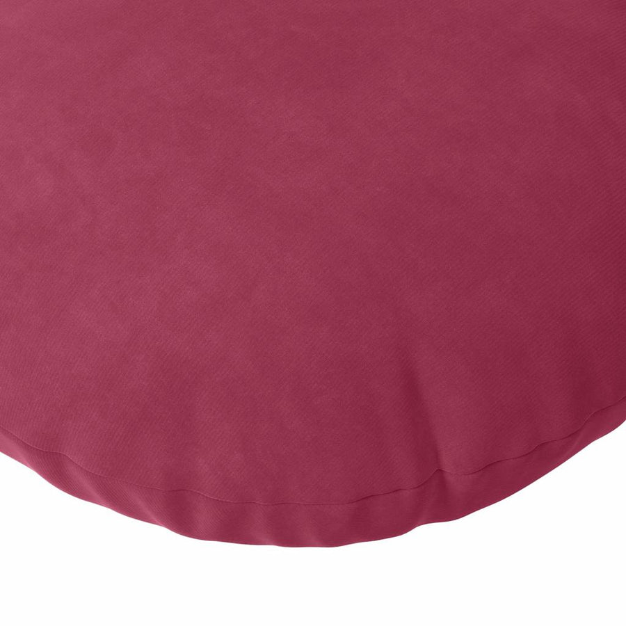 Zitkussens 2 pcs Wijnrood Ø 40 x 13 cm Fluweel
