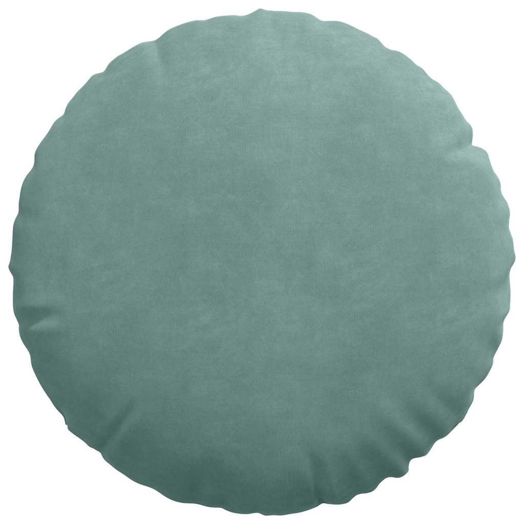 Zitkussens 2 pcs Zeegroen Ø 40 x 13 cm Fluweel