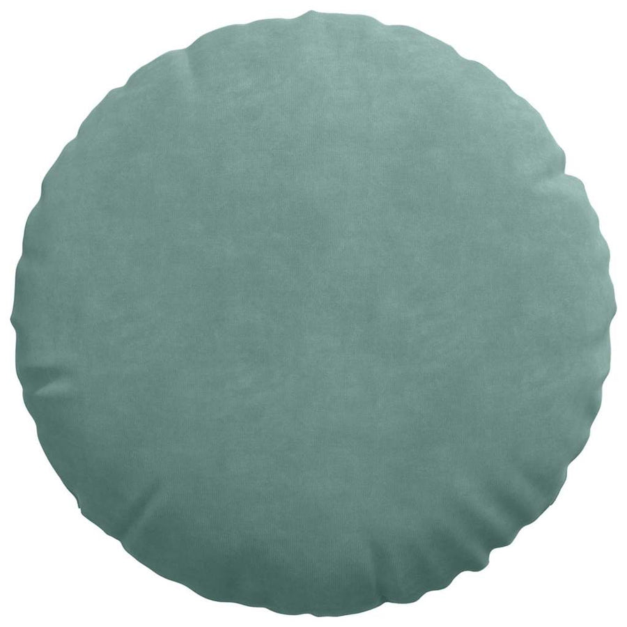 Zitkussens 2 pcs Zeegroen Ø 40 x 13 cm Fluweel