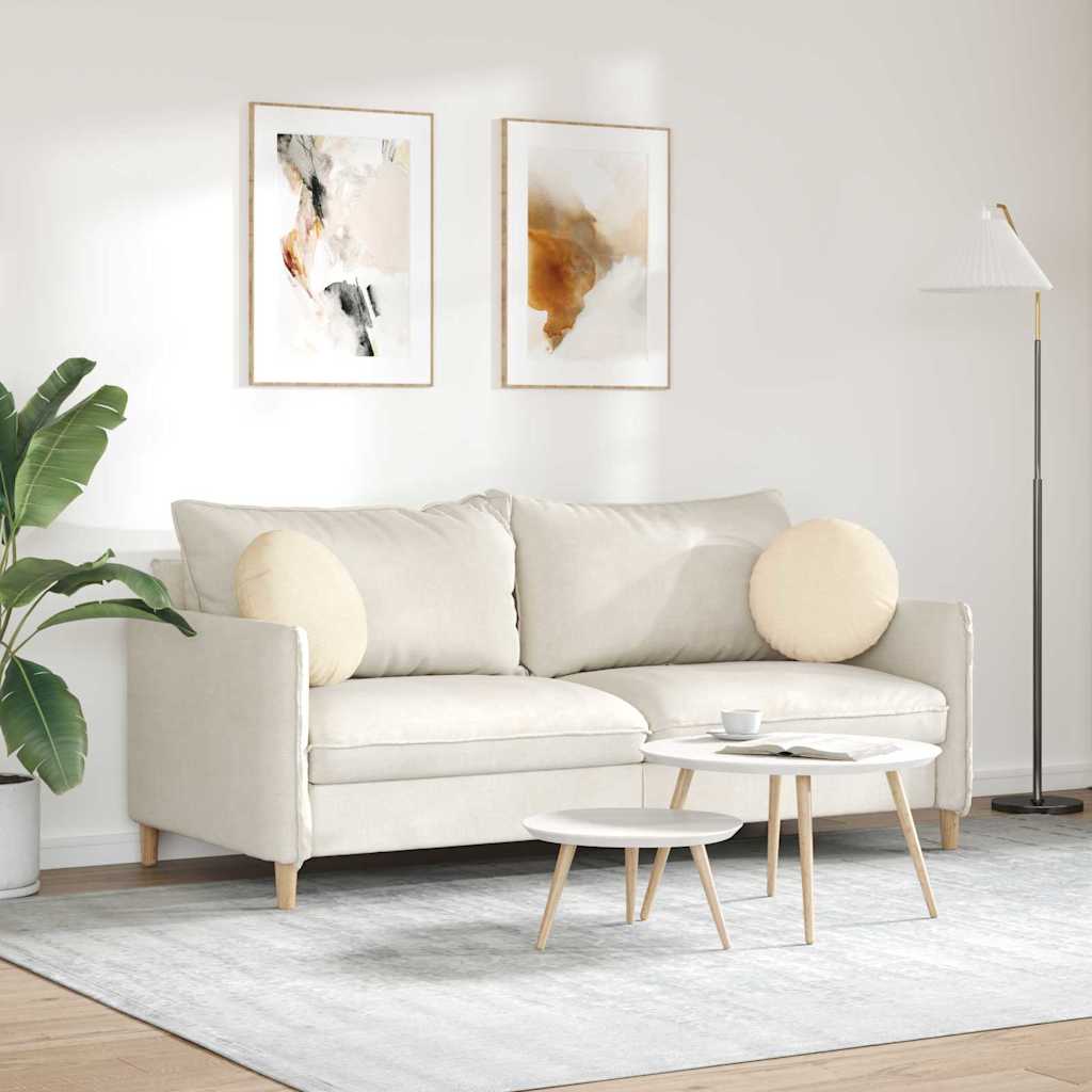 Zitkussens 2 pcs Crème Ø 40 cm Katoen Stof
