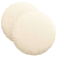 Zitkussens 2 pcs Crème Ø 40 cm Katoen Stof