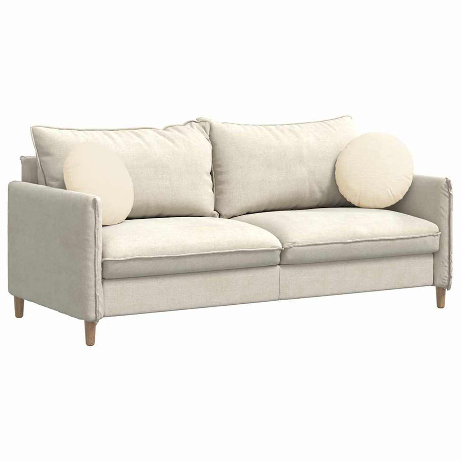 Zitkussens 2 pcs Crème Ø 40 cm Katoen Stof