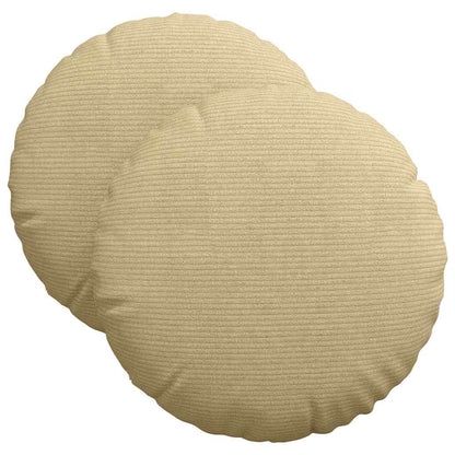 Zitkussens 2 pcs Grijs groen Ø 40 cm Katoen Stof