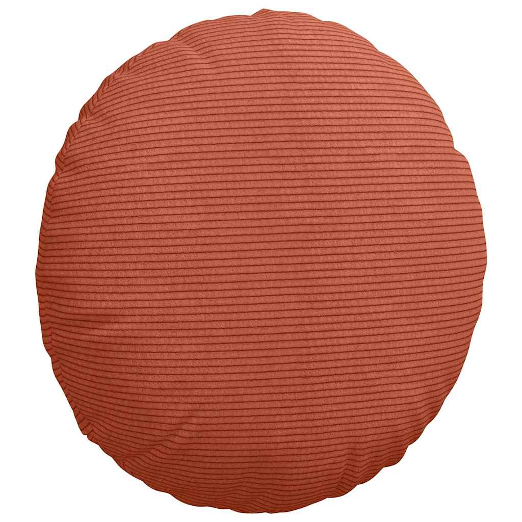 Zitkussens 2 pcs Rood-oranje Ø 40 cm Katoen Stof
