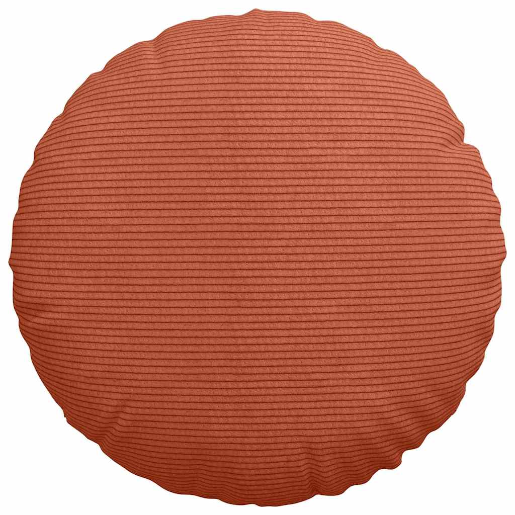 Zitkussens 2 pcs Rood-oranje Ø 40 cm Katoen Stof
