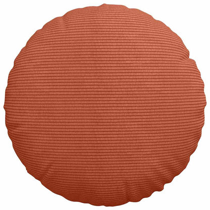 Zitkussens 2 pcs Rood-oranje Ø 40 cm Katoen Stof