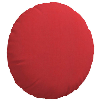 Zitkussens 2 pcs Rood Ø50 x 19 cm Stof