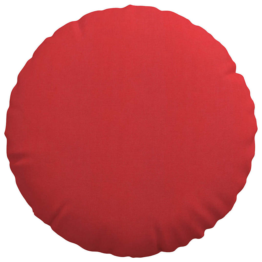 Zitkussens 2 pcs Rood Ø50 x 19 cm Stof
