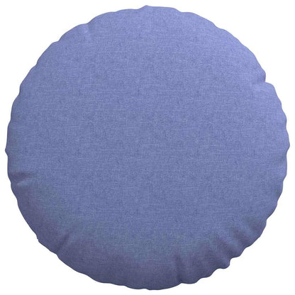 Zitkussens 2 pcs Jeans Blauw Ø50 x 19 cm Stof