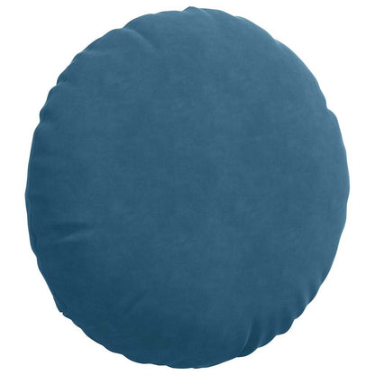 Zitkussens 2 pcs Blauw Ø 40 x 13 cm Fluweel